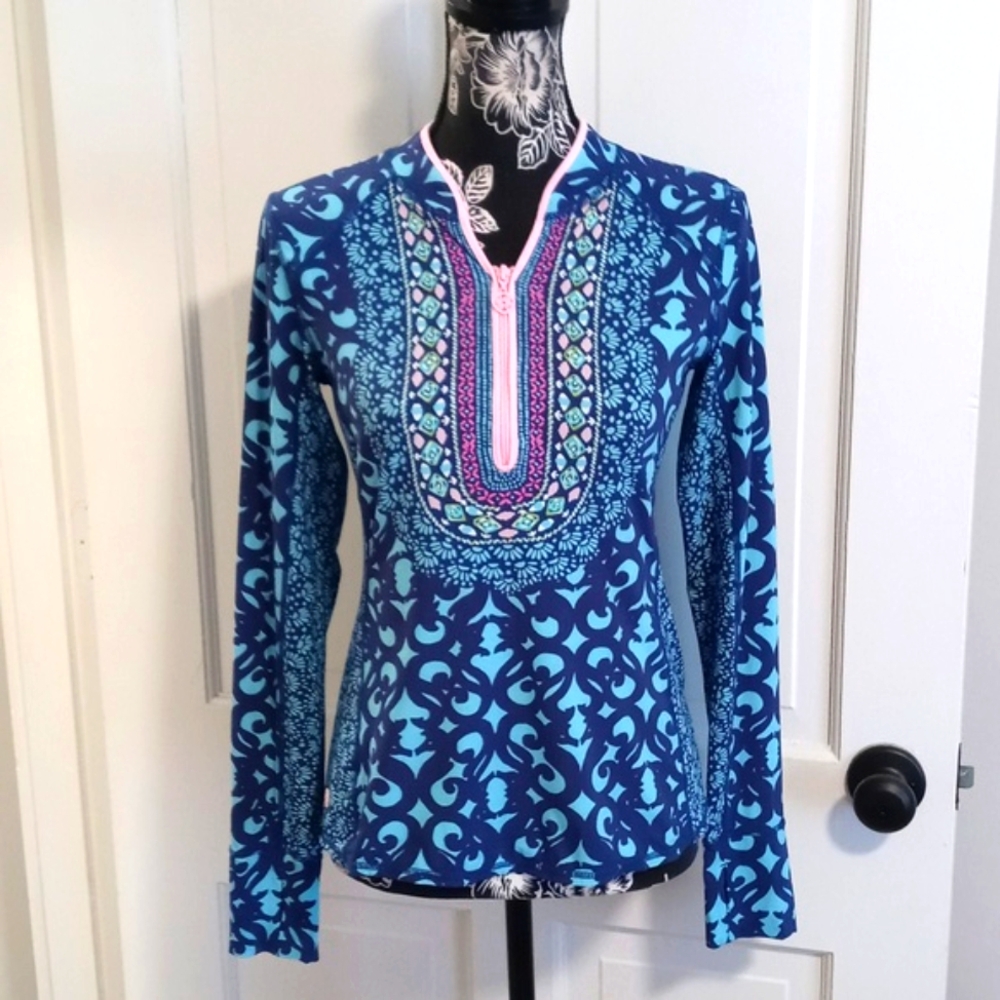 🌊RARE Lilly Pulitzer🌊 - Luxletic Rashguard Top